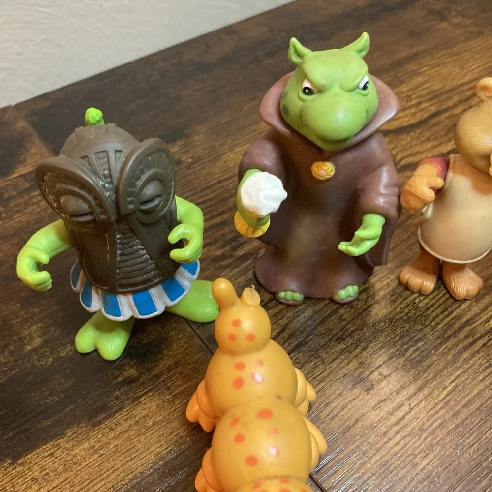Teddy‎ Ruxpin Figure Lot of 10 Incl Newton Bounder Wooly Gutang Tweeg Alchemy II